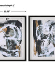 Winterland - Abstract Prints (Set of 2)