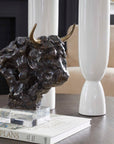 Bison - Bust Bronze Sculpture
