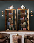 Melange - Denys Spot Table - Red / Light Brown