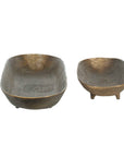 Stratum - Oval Bowls (Set of 2) - Brass