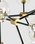 Phoenix - Chandelier - Black / Gold