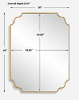Lennyn - Gold Vanity Mirror