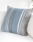 Lima - ST Pillow - Capri Blue / Dark Gray