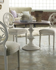 Melange - Brynlee 42" Table - White