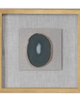 Keeva - Agate Stone Shadow Box - Gold
