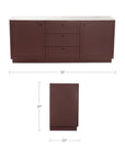 Nadine - Sideboard - Deep Burgundy