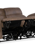 MS - Duncan Power Loveseat With Power Headrest & Lumbar - Dark Brown