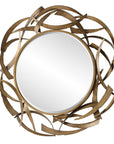 Cutting Edge - Bronze Round Mirror