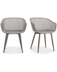 Piazza - Outdoor Chair (Set of 2) - Gray
