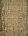 Antique Beige and Pink Persian Tabriz Genuine Authentic Intricate Woven Carpet Art Santa Barbara Design Center and Rugs and More