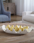 Ruffled Feathers - Modern Bowl - White