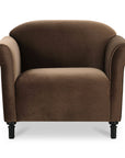 Harmony - Fabric Accent Chair - Dark Brown