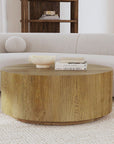 Layne - Round Coffee Table With Casters