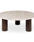 Landon - Coffee Table - Glazed Brown / Beige