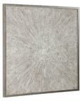 Mesmerize - Abstract Art - Pearl Silver