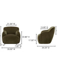 Stevie - Lounge Chair - Cedar Green