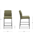 Danny - Counter Stool - Green