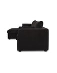Burrow - Sleeper Sectional With Left Storage Chaise - Black
