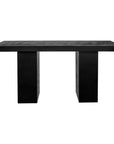 Aurelius - 2 Outdoor Concrete Dining Table - Black