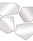 Linneah - Modern Mirrors (Set of 4) - Gold