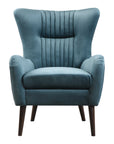Dax - Mid-Century Accent Chair - Blue