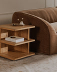 Casey - Side Table - Light Brown