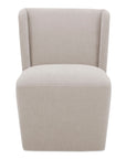 Cormac - Rolling Dining Chair - Warm Sand