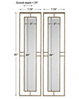 Rutledge - Mirrors (Set of 2) - Gold