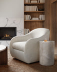 Eleana - Accent Table - White