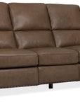 MS - Julian Zero Gravity Power Sofa with Power Headrest - Dark Brown