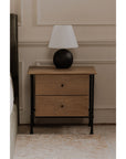 Rene - Accent Nightstand - Light Brown
