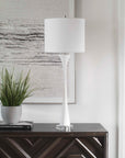 Fountain - Marble Buffet Lamp - White