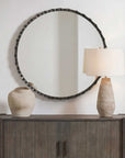 Grander - Round Mirror - Black / Gray