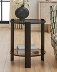 Hanson - Side Table - Bronze & Dark Glass