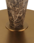 Tyree - Marble Floor Lamp - Brown