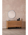 Foundry - Large Mirror - Pearl Silver