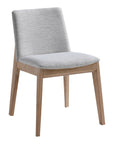 Deco - Oak Dining Chair (Set of 2) - Light Gray
