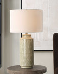 Laurel - Sage Ceramic Table Lamp - Green