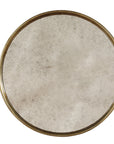 Sanctuary - Round Mirrored Accent Table - Visage