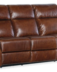 MS - Harlan Zero Gravity Power Sofa With Power Headrest - Dark Brown