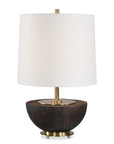 Kalo - Semi-Circular Table Lamp - Brown