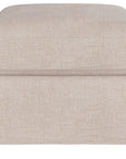 Hudson - Petite Ottoman, Special Order - Beige