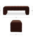 Verity - Bench - Warm Brown