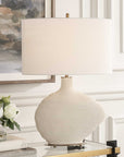 Duostacked - Ceramic Table Lamp - White