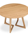 Godenza - Round Dining Table - Light Brown