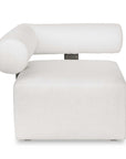 Bolster Back - Outdoor Corner Sofa - White
