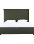 Luzon - King Bed Tall Headboard - Deep Forest
