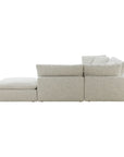 Clay - Dream Modular Sectional - Pearl Silver