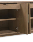 Sonnet - Dining Credenza - Dark Gray