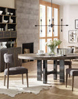 Curata - Upholstered Chair - Dark Gray